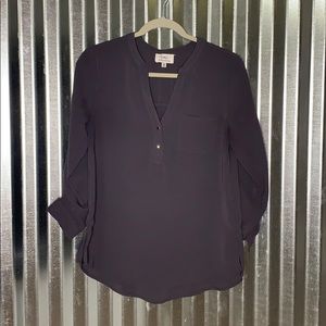 Charcoal gray women’s blouse